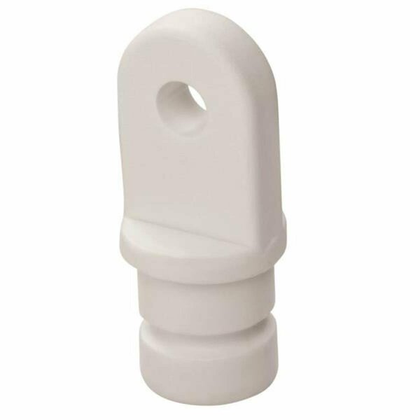 Newalthlete 3402WP 0.75 in. Inside Eye End, White - Set of 2 NE3024928